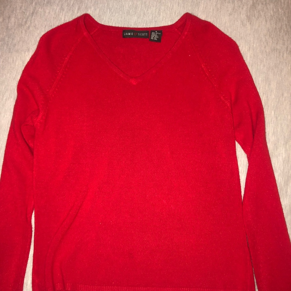 Red sweater